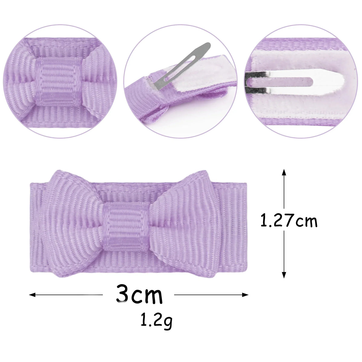 20Pcs Baby Hair Clips Set – Soft Lanugo Hairpins for Newborns, No-Hurt Princess Hair Accessories for Girls