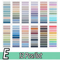 2400S Transparent Sticky Notes – Colorful Index Memo Pads for School & Office