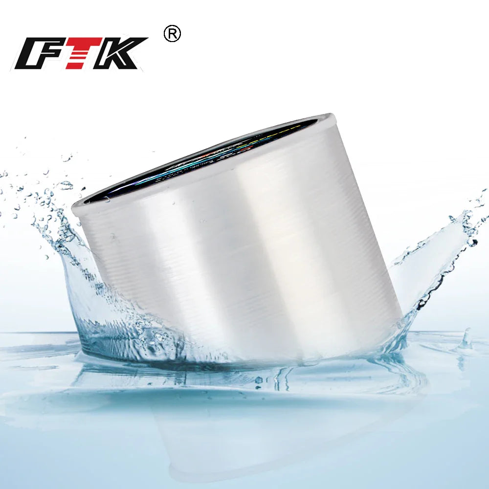 120M Fluorocarbon Coated Fishing Line – Carbon Fiber Leader Line for Sinking Lures (7.15–45LB)