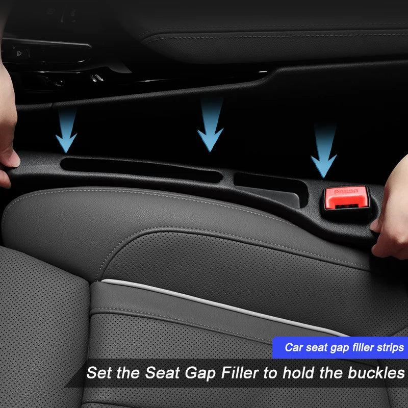 1 Pair Universal Car Seat Gap Plug Strip Side Seam Car Gap Filler Leak Proof Seat Gap Storage Organizer Interior Decoration