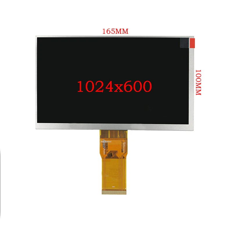 7 Inch 1024*600 Screen Display LCD Monitor Driver Control Board Mini HDMI-Compatible For Lattepanda,Raspberry Pi Banana Pi PC