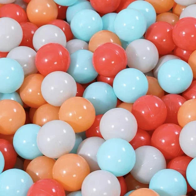 50pcs Colorful Love Star Ocean Balls – Eco-Friendly Plastic Balls for Baby Play Pits & Pools
