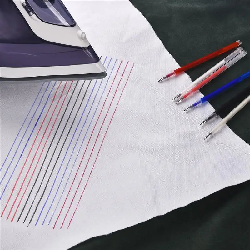 1Set High Temperature Disappearing Marker Pens – Heat Wrap Fade-Out Fabric Markers for Sewing & DIY