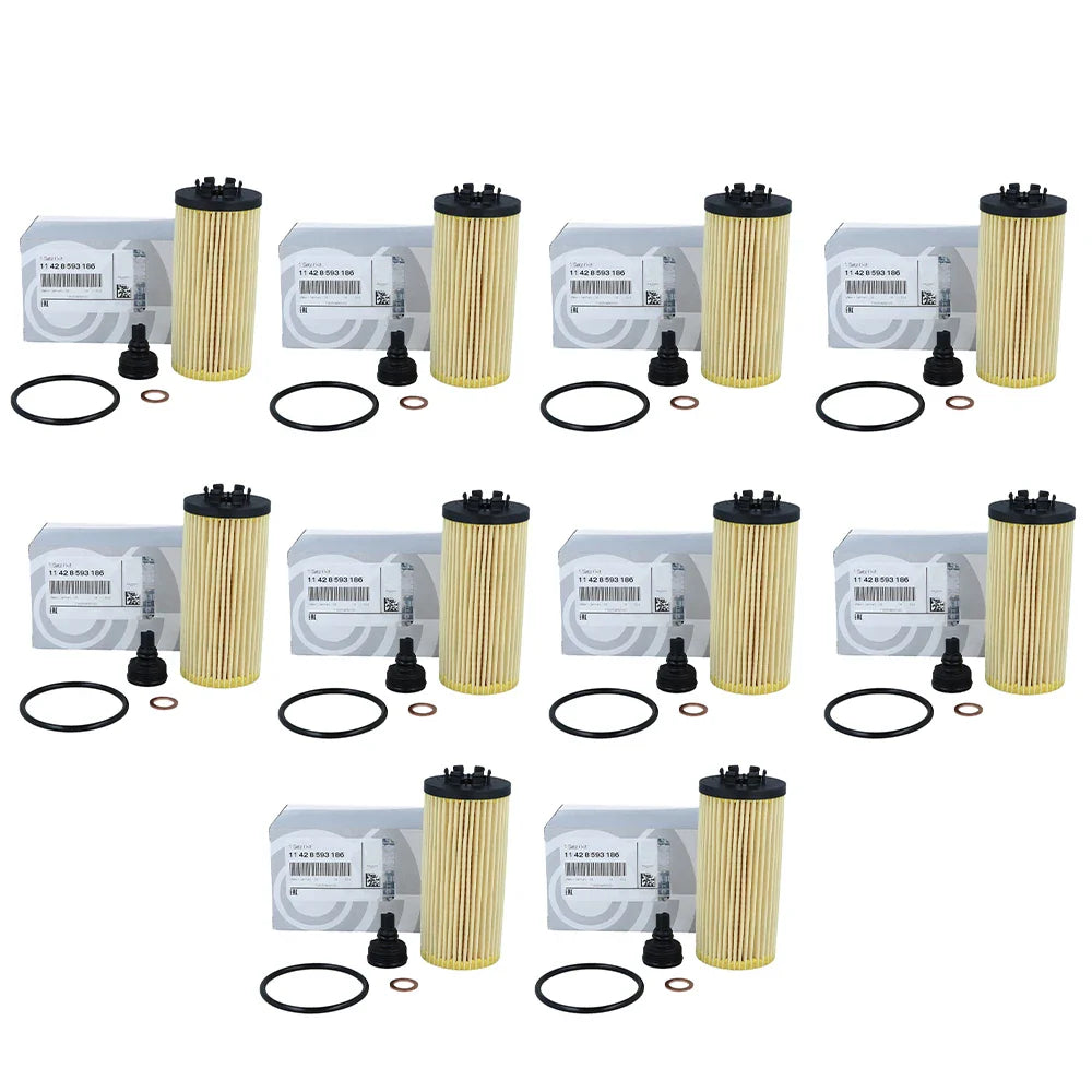10PCS Engine Oil Filter 11428593186 For BMW F39 F40 F44 F45 F46 F48 118d 216i 220 225 X1 X2 Mini Cooper S ONE Clubman F54~F60