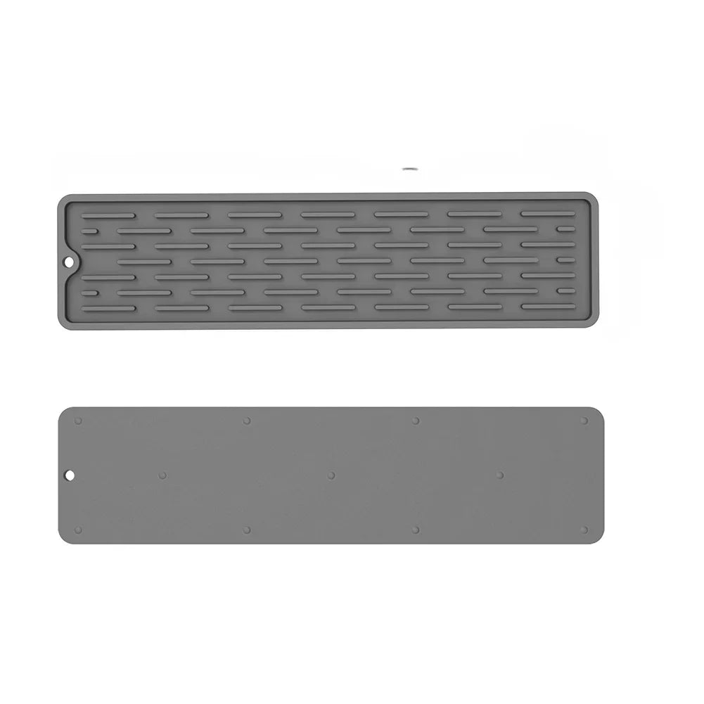 55/35cm Silicone Tableware Cushion Anti Slip Sink Tray Kitchenware Protection Mat Dish Drying Cushion Pad Storage Sink Drain Mat