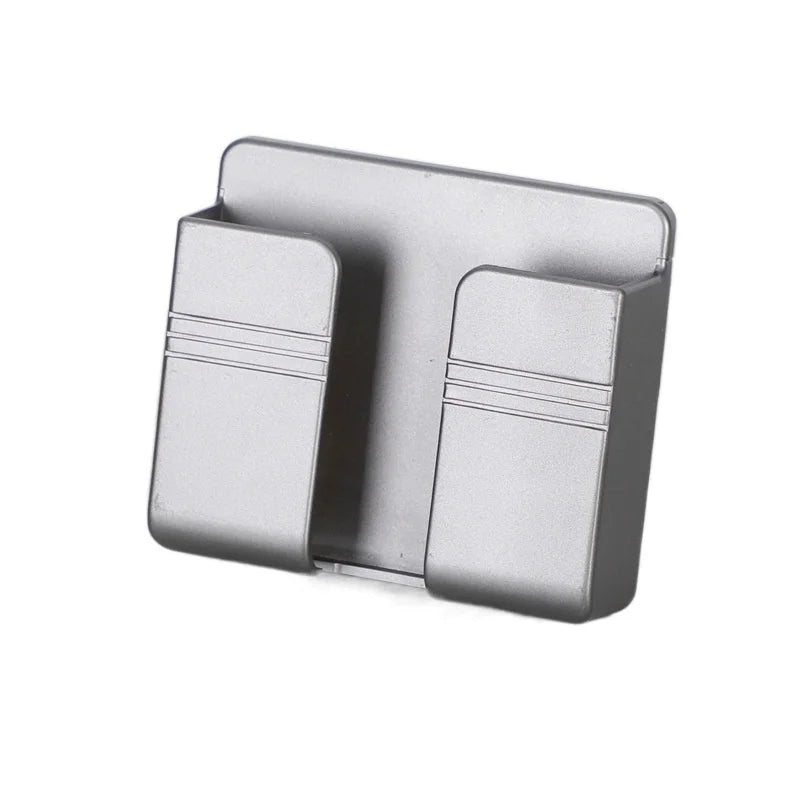 4/2/1Pcs Multifunction Punch Free Wall Mounted Storage Box Organizer TV Remote Control Mounted Mobile Phone Plug Charging Holder
