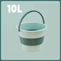5/10L Folding Portable Bucket – Collapsible Silicone Water Container for Camping, Fishing & Car Wash