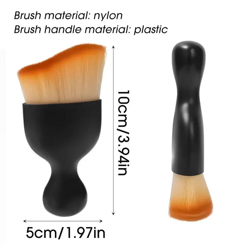 2 Pcs Car Interior Dust Sweeping Soft Brush Set – Compact Keyboard & Gap Cleaner