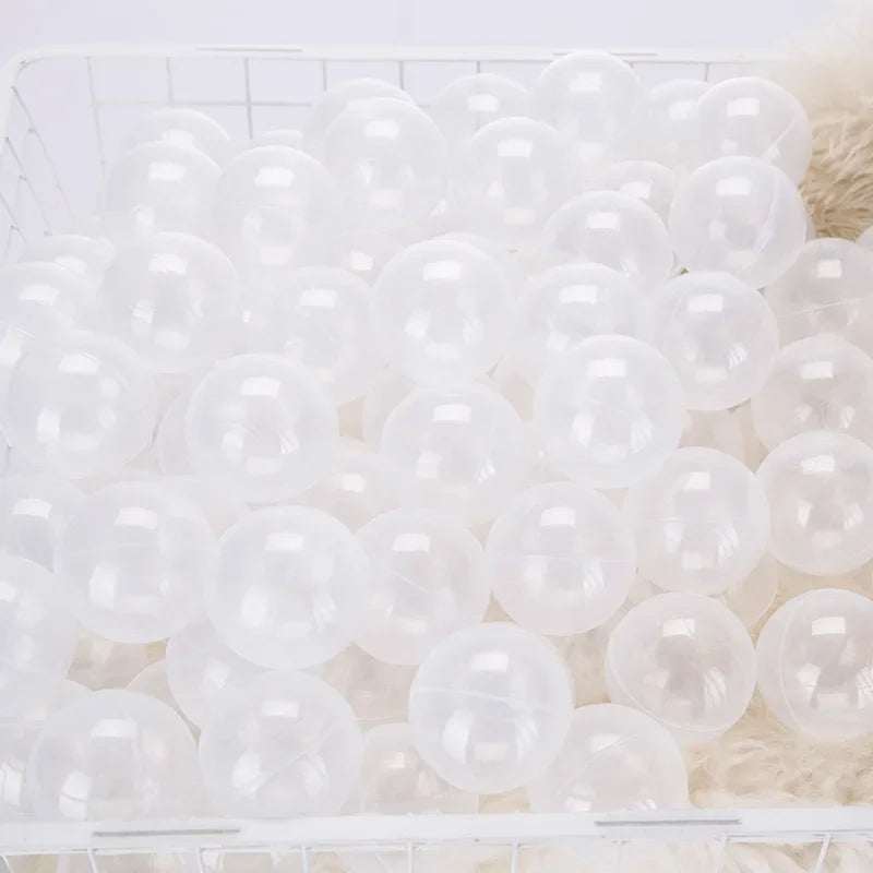 50pcs Colorful Love Star Ocean Balls – Eco-Friendly Plastic Balls for Baby Play Pits & Pools