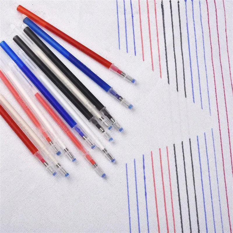 1Set High Temperature Disappearing Marker Pens – Heat Wrap Fade-Out Fabric Markers for Sewing & DIY