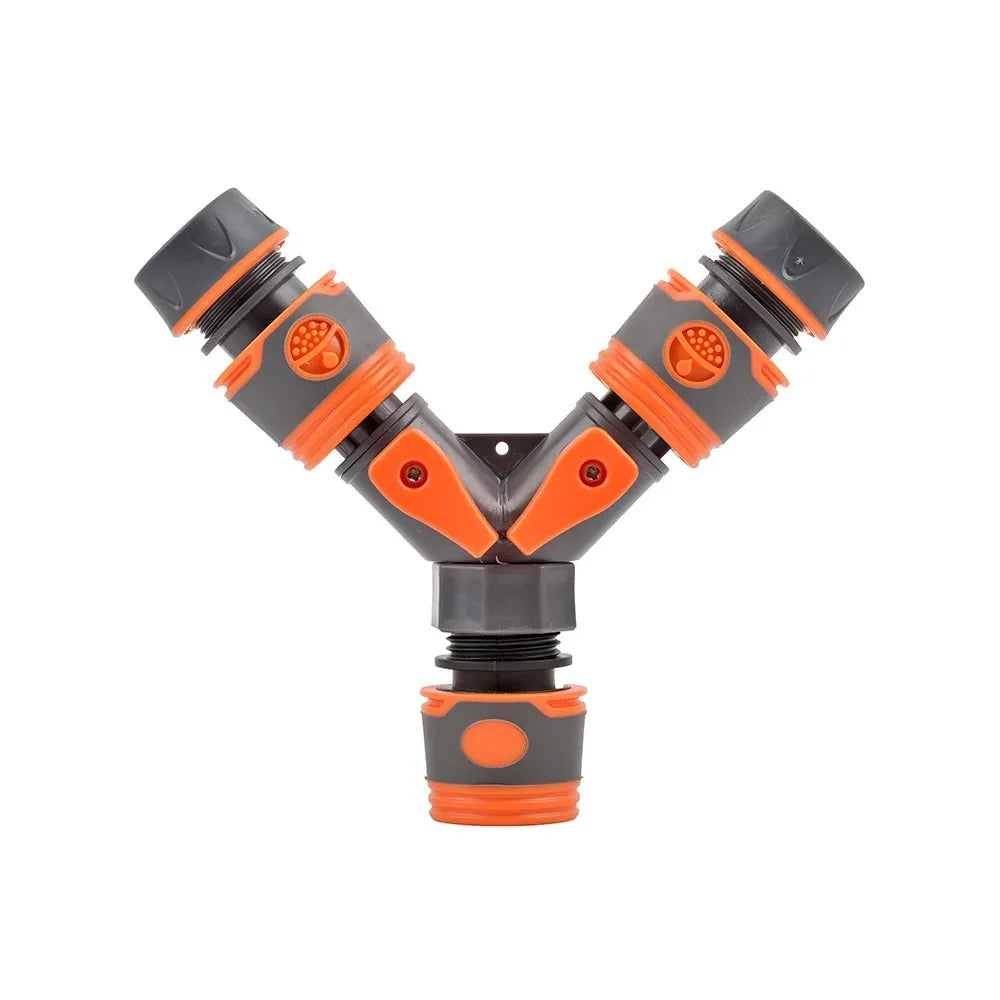 1/2" 3/4" 1 Inch Garden Hose Quick Connector Stopwater Connector Garden Tap Water Gun Coupler Watering Pipe Fitting