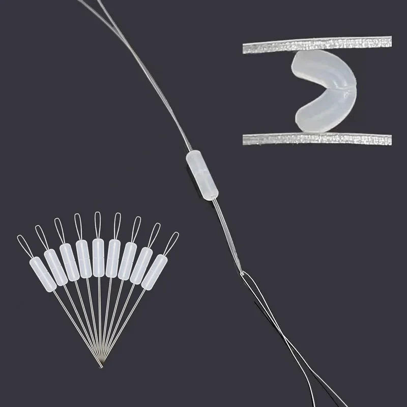 300Pcs Silicone Fishing Float Stoppers – Anti-Strand Space Beans for Line Control & Depth Setting