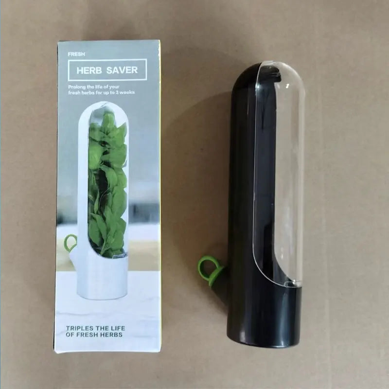 1 Pc Vegetable Preserving Bottle – Herbal Storage Container for Fresh Kitchen Supplies