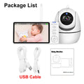 5.0 Inch Video Baby Monitor with Pan Tilt Camera – Wireless Two-Way Audio, Night Vision & VOX Alert