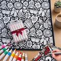 🎨✨DIY Coloring Blanket With Markers