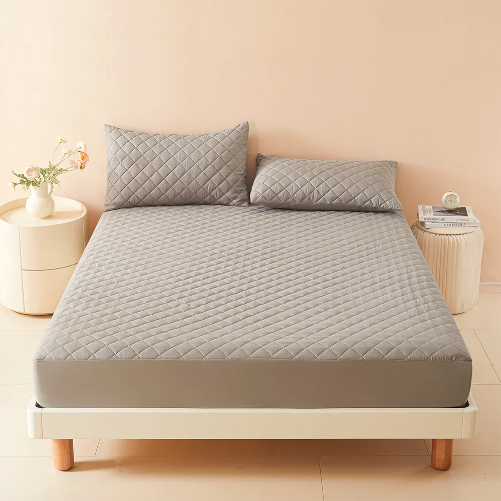 3D Air Fabric Waterproof Mattress Protector – Thick, Breathable Fitted Bed Cover (No Pillowcase)
