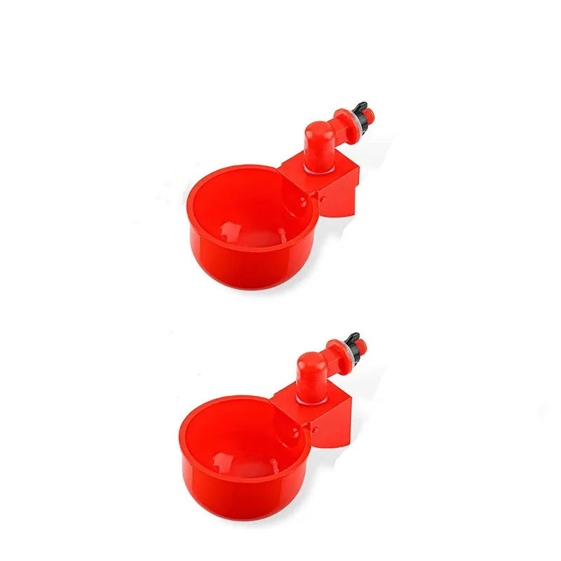 20PCS Chicken Drinking Cups – Automatic Poultry Water Feeder for Chicks, Ducks & Quails