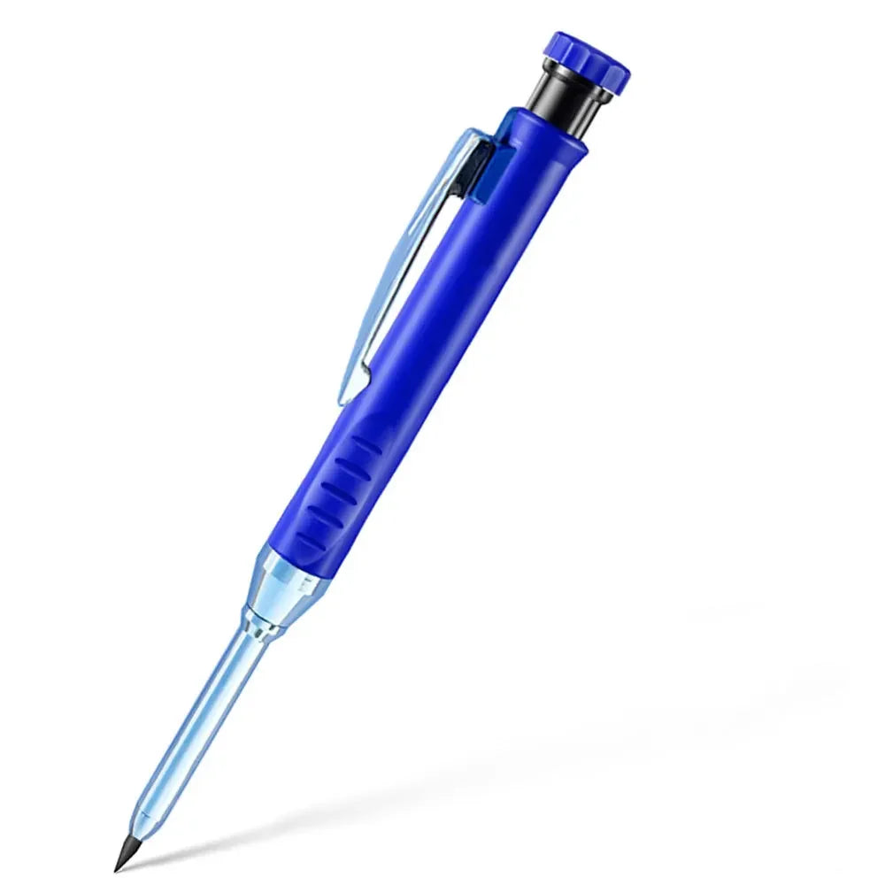 2.8mm Solid Mechanical Carpenter Pencil – Woodworking Construction Pencil with Built-In Sharpener