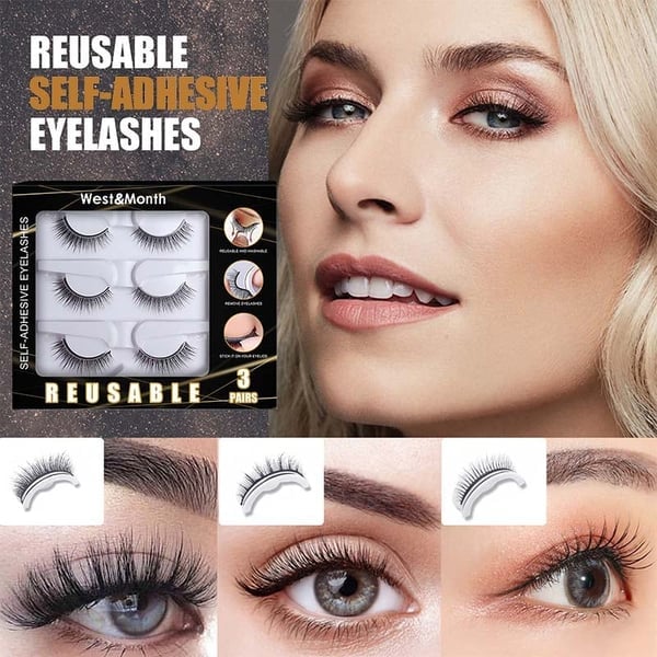 BUY 1 GET 1 FREE 🔥🎉Reusable Adhesive Eyelashes