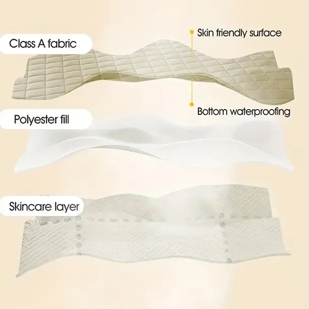 3D Air Fabric Waterproof Mattress Protector – Thick, Breathable Fitted Bed Cover (No Pillowcase)