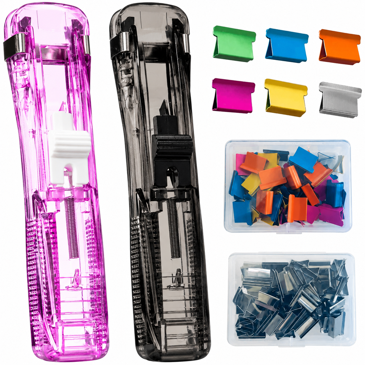 Staple-Free Clip Binder
