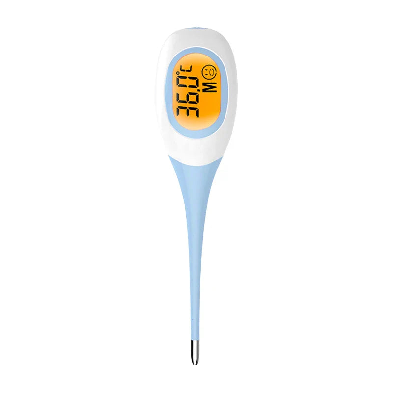 8 Seconds Backlit Fever Thermometer – Fast Digital LCD Medical Thermometer for Kids, Babies & Adults