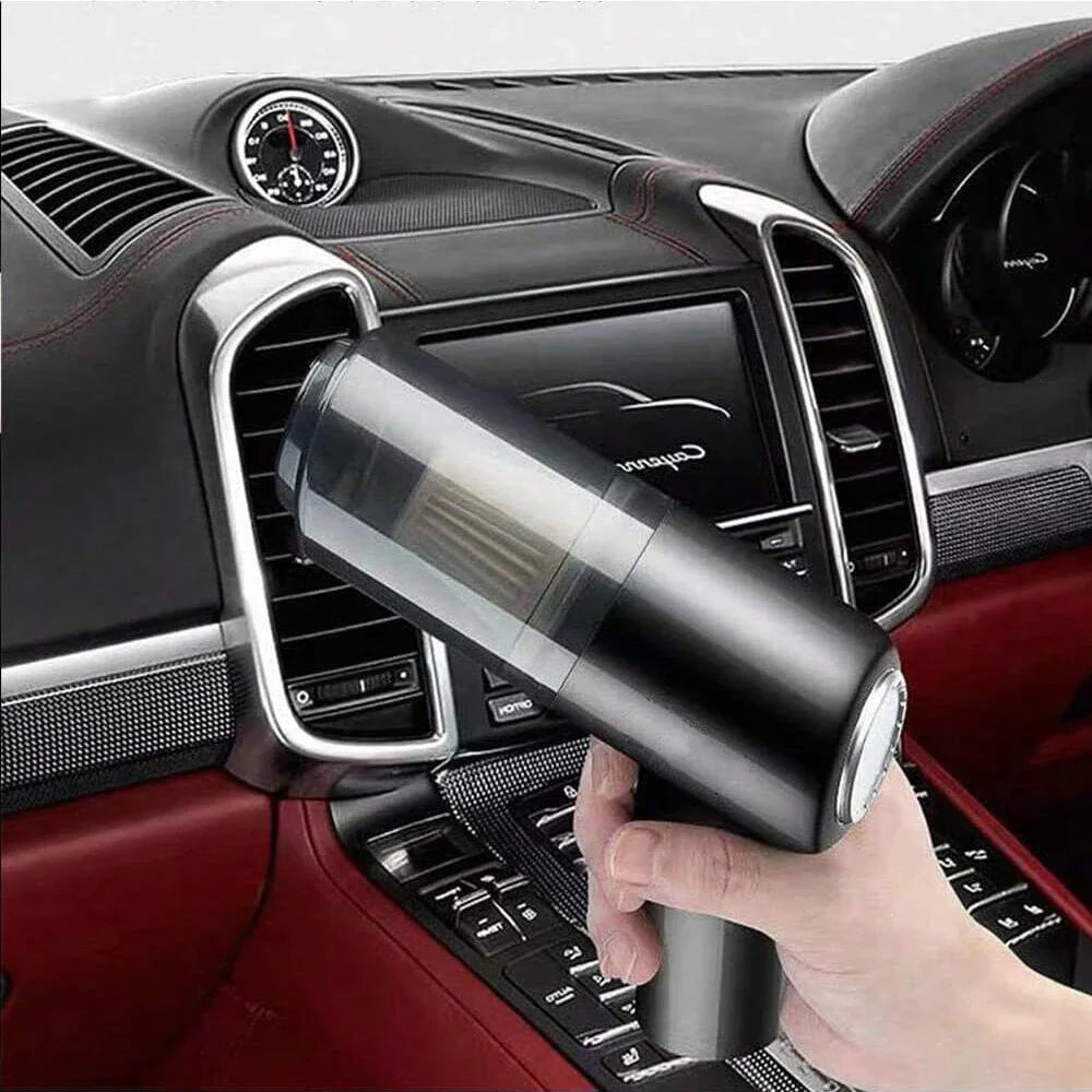 3-in-1 USB Mini Vacuum Cleaner – Suction & Blower Combo for Car & Home Dust Removal
