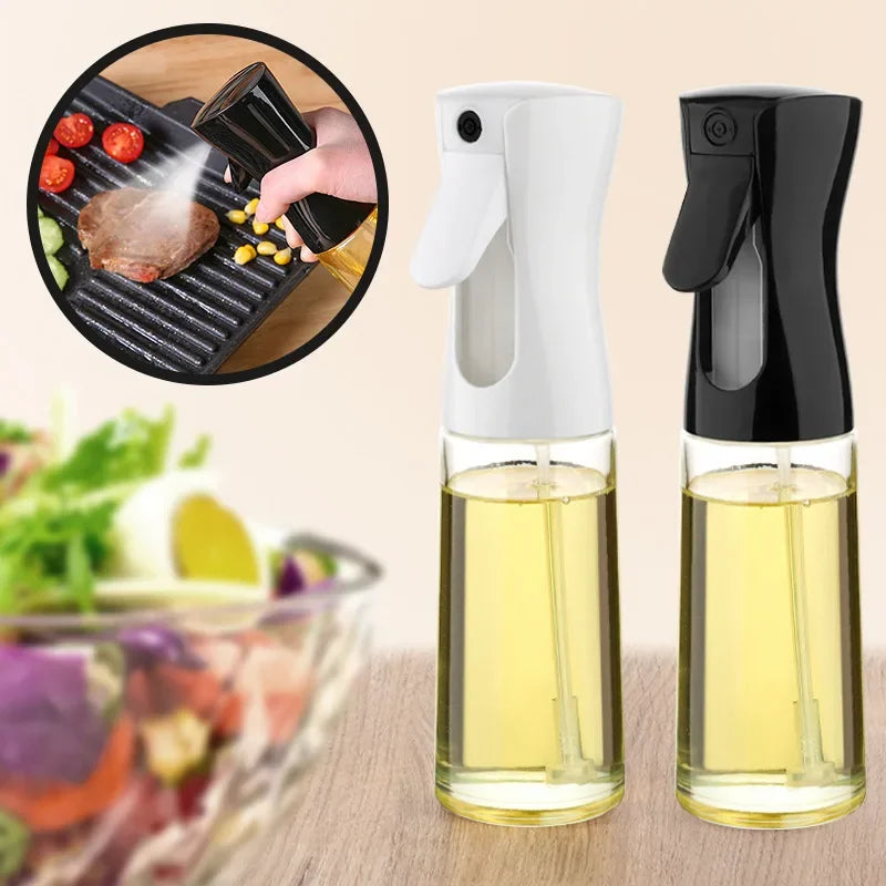 200/300/500 ML Oil Spray Kitchen Household Edible Olive Oil Spray Plastic Bottle Atomized Misty Oil Tank Air Fryer Spray Bottle