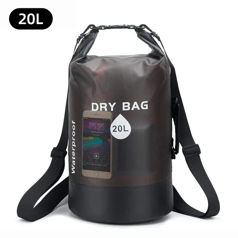 10L–20L Waterproof Dry Bag Backpack – Floating Pouch for Kayaking, Trekking, Boating & Rafting