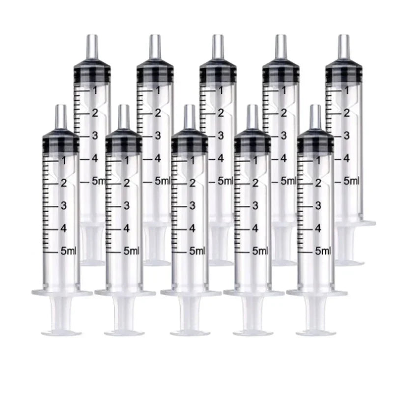 1ml-10ml Disposable Syringes Without Needle – Food-Grade Plastic Syringes for Glue, Pet Feeding & Kitchen Use