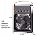 3-in-1 Household Air Cooler Fan – LED Night Light, Humidifier & USB-Powered Mini Air Conditioner