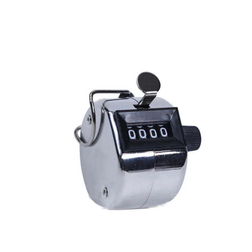 4-Digit Hand Tally Counter – Manual Clicker for Soccer, Golf & Event Tracking