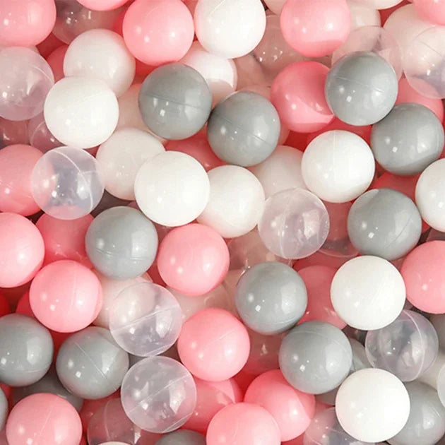 50pcs Colorful Love Star Ocean Balls – Eco-Friendly Plastic Balls for Baby Play Pits & Pools