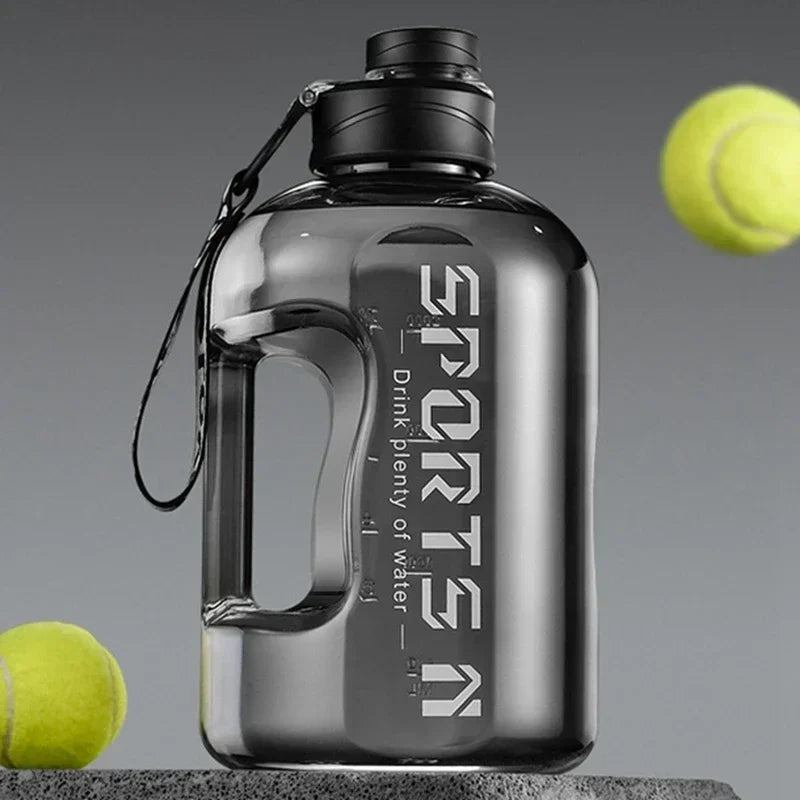 1.7L/2.7L Large Capacity Sports Water Bottle – Portable Gym & Outdoor Fitness Hydration Jug