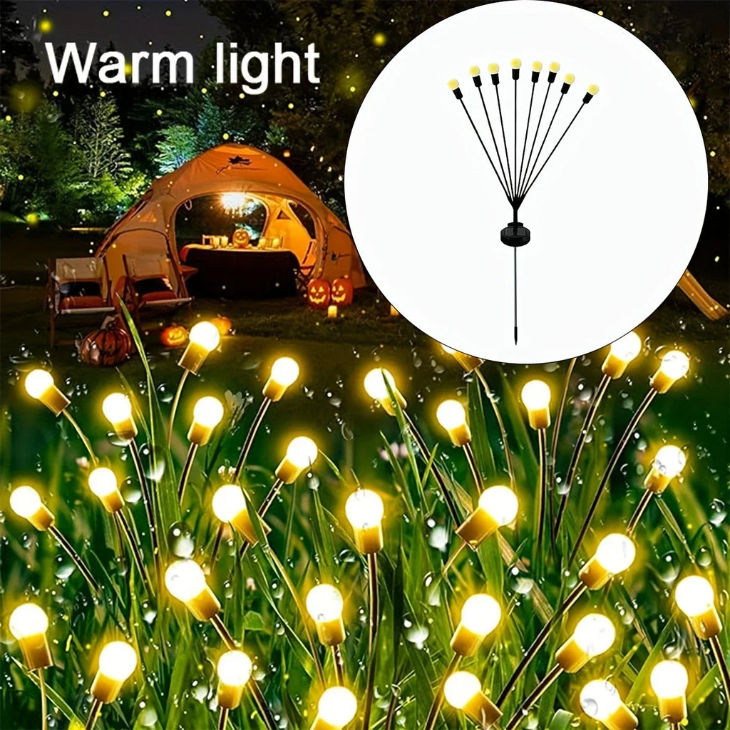 1pc Solar Firefly Lamp: Add A Magical Glow To Your, Or Party For Christmas, Halloween, Thanksgiving Easter gift Halloween Gift