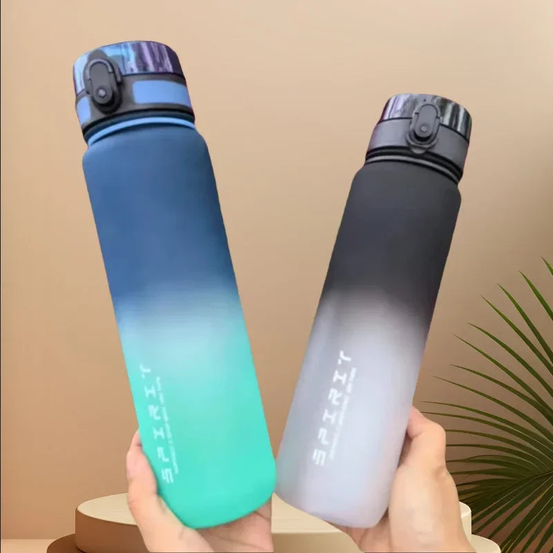 500ML/650ML/1000ML Large Capacity Sports Water Bottle – Leak Proof Portable Gym & Travel Hydration Jug