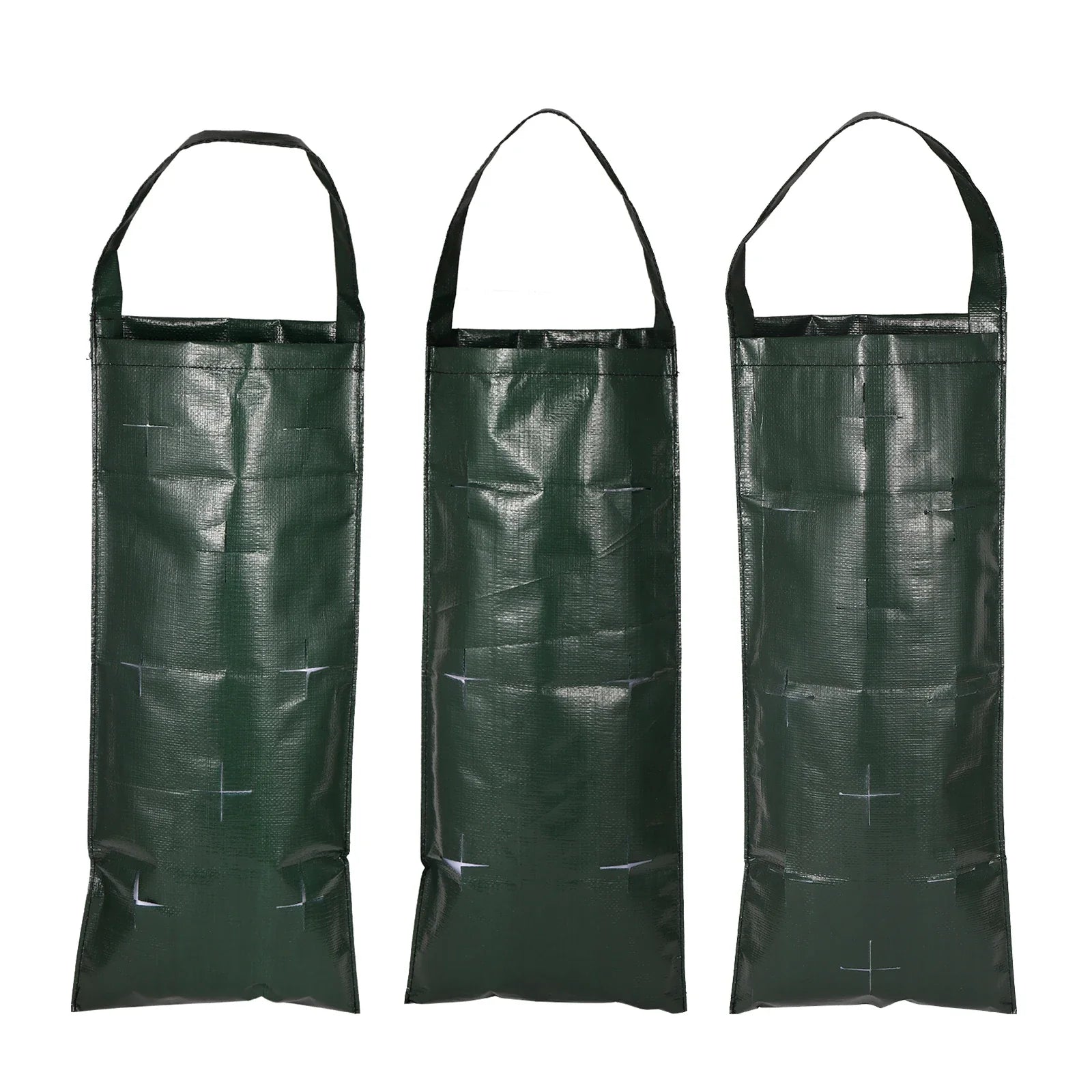 6/8/10 Holes Hanging Strawberry Planting Bag Vertical Garden PE Flower Grow Bag Flower Vegetable Planter Indoor Outdoor Decor