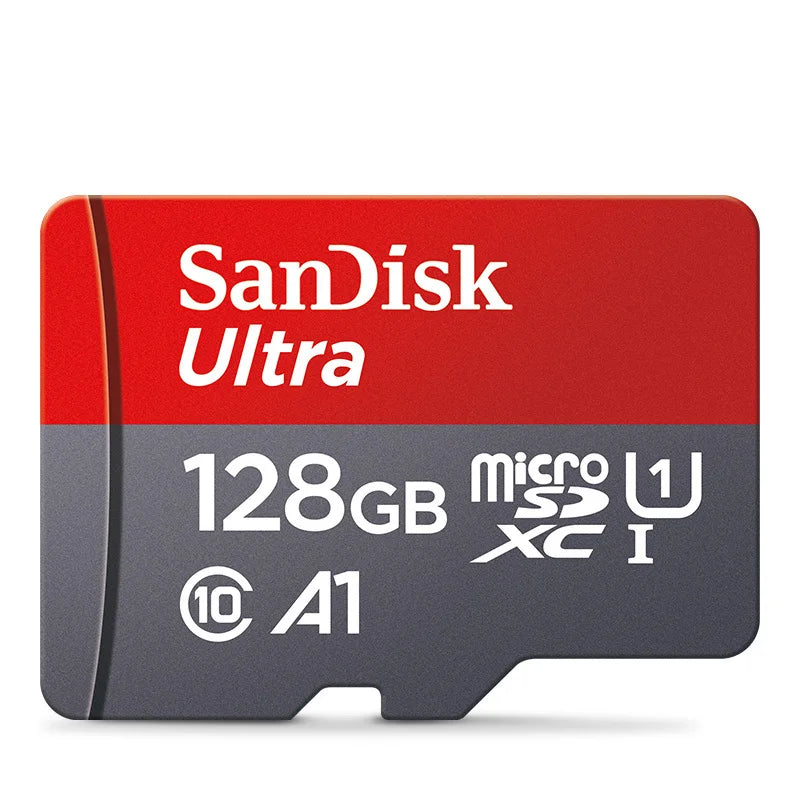 100% Original SanDisk Micro tf Card 256GB 128GB 64GB 32GB A1 Class 10 Memory Card UHS-1 TF Flash Card for Samrtphone/PC