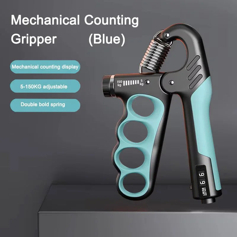 5-100kg Adjustable Grip Strength Device for Rehabilitation Training, Muscle Enhancement, Strength Training, Grip Strength Device