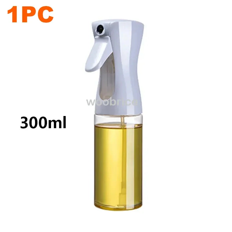 3PCS 200/300ml Oil Sprayer Bottle 1PC Kitchen Cooking Oil Dispenser Fitness Fat Loss Camping BBQ Vinegar Sauce Sprayer Bottle