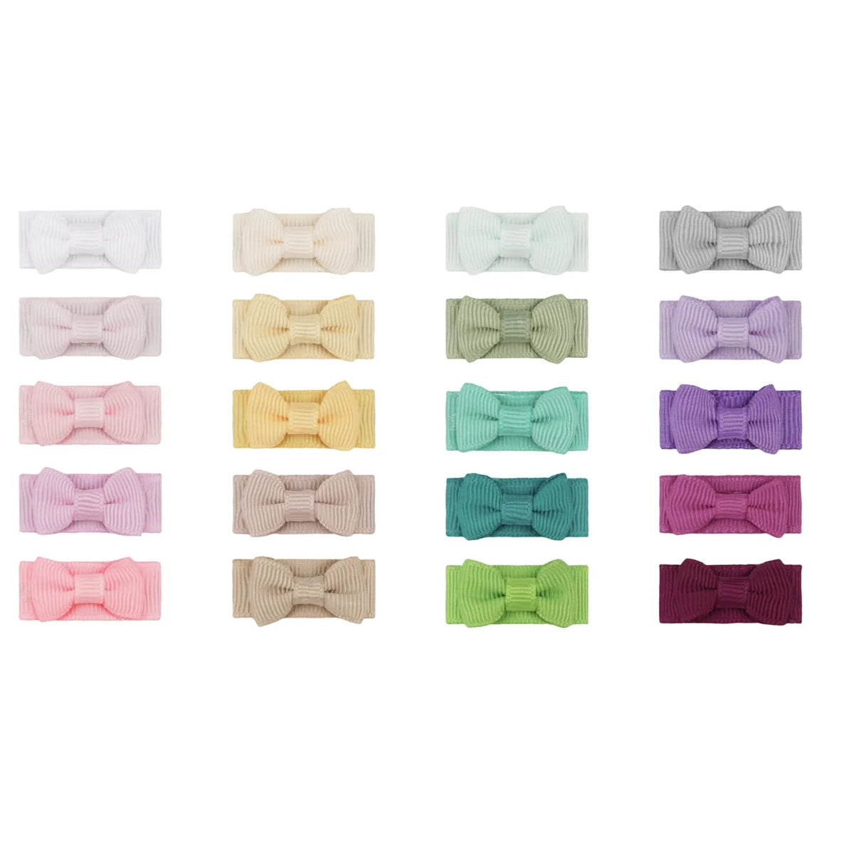 20Pcs Baby Hair Clips Set – Soft Lanugo Hairpins for Newborns, No-Hurt Princess Hair Accessories for Girls