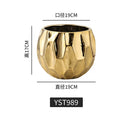 1Pc Nordic Ceramic Flower Pot – Geometric Planter for Office, Balcony, or Coffee Table Decor