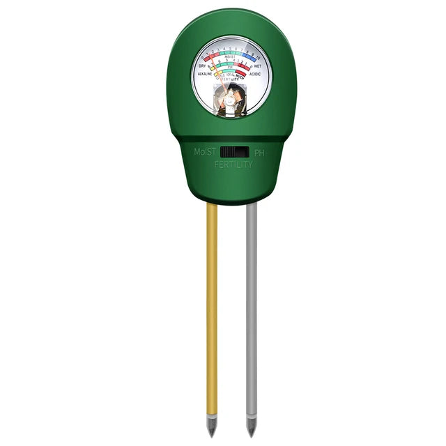 5-in-1 PH Soil Tester – Portable Moisture Meter, Thermometer, Humidity & Water Analyzer for Gardening & Hydroponics