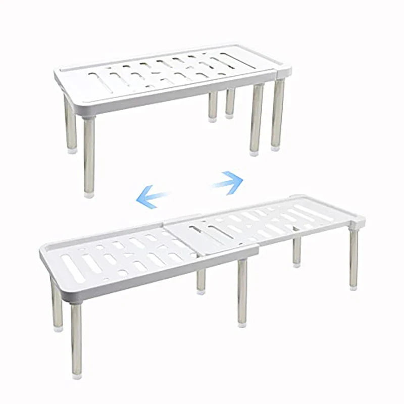 1Pc Retractable Shelf Multifunction Storage Rack – Household Organizer for Kitchen Seasoning Bottles & More
