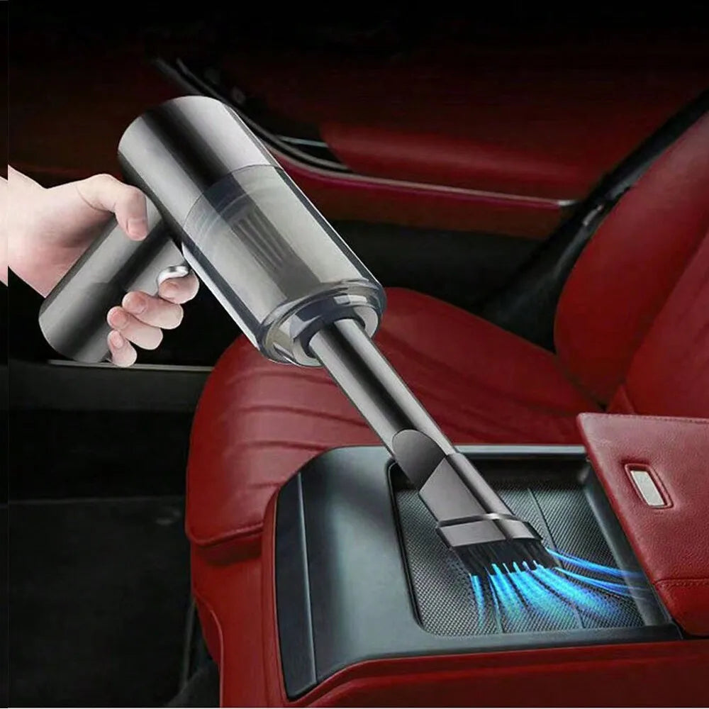 3-in-1 USB Mini Vacuum Cleaner – Suction & Blower Combo for Car & Home Dust Removal