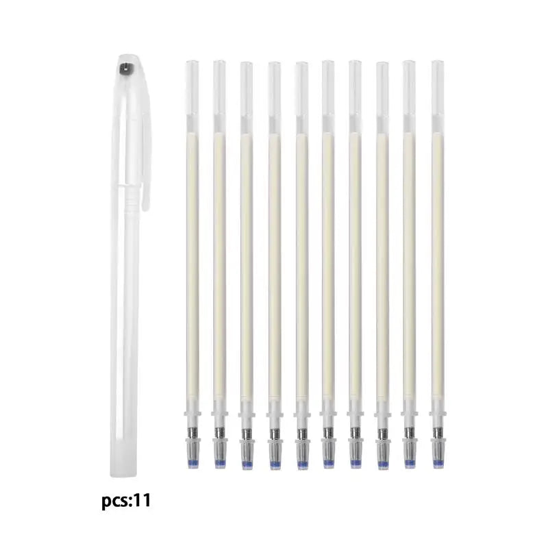 1Set High Temperature Disappearing Marker Pens – Heat Wrap Fade-Out Fabric Markers for Sewing & DIY