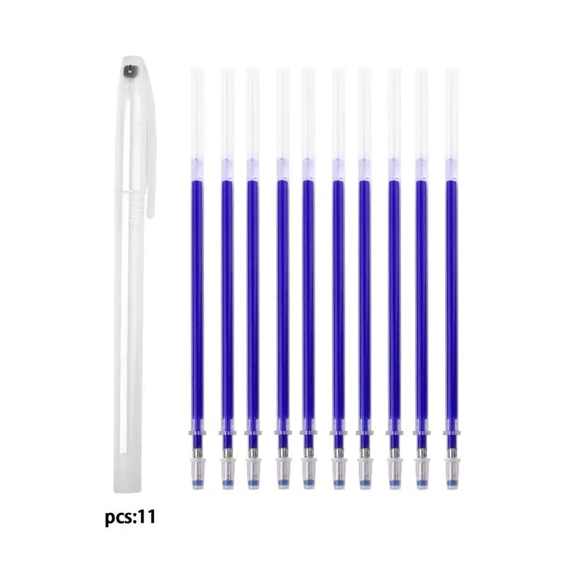 1Set High Temperature Disappearing Marker Pens – Heat Wrap Fade-Out Fabric Markers for Sewing & DIY
