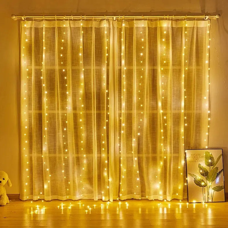 3Mx1M/2M/3M LED String Lights USB Fairy Lights Garland for New Year Wedding Festive Party Christmas Home Curtain Decoration