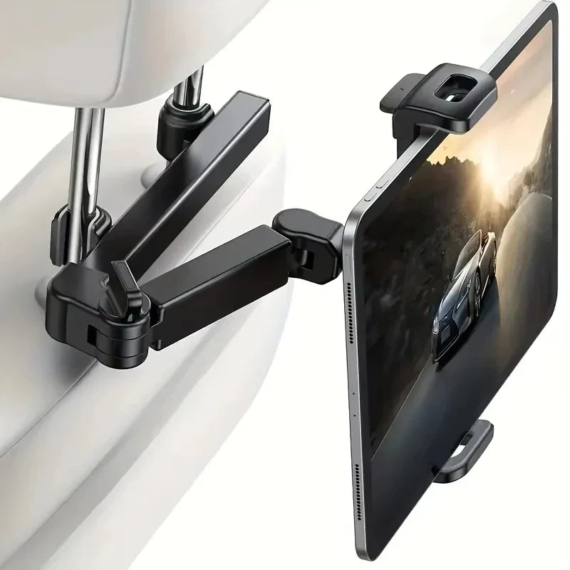 1Pcs Car Tablet Holder Headrest Tablet Mount Headrest Stand Cradle Car Seat Rear Headrest Bracket for Phone Tablet 4.7-12.9 Inch