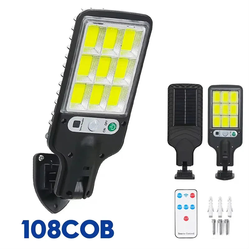 15000LM Solar Light with Motion Sensor – IP65 Waterproof Outdoor Solar Lamp for Garden, Street & Wall Lighting